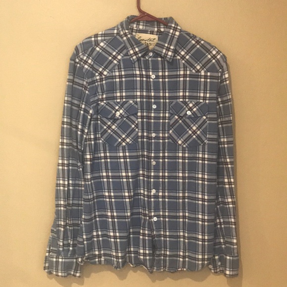 Size large bundle. Button downs, polos, flannels. - Picture 7 of 8